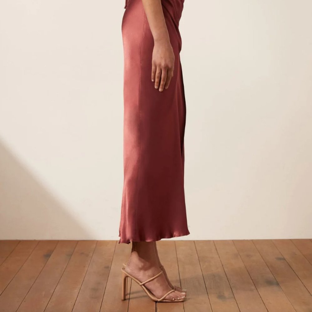 Shona Joy Thalia Gathered Square Neck Midi Dress - Picture 5 of 13